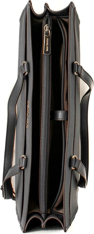 Черная кожаная сумка Michael Kors
