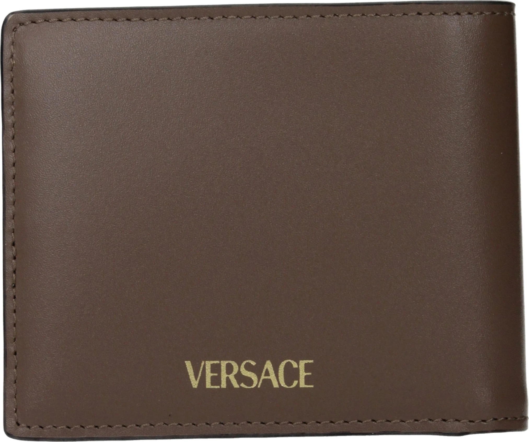 Кошелек Versace, Коричневая кожа