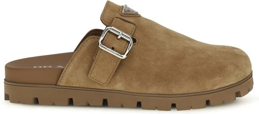Mules Prada Beige Calf Leather Bos Taurus Mules