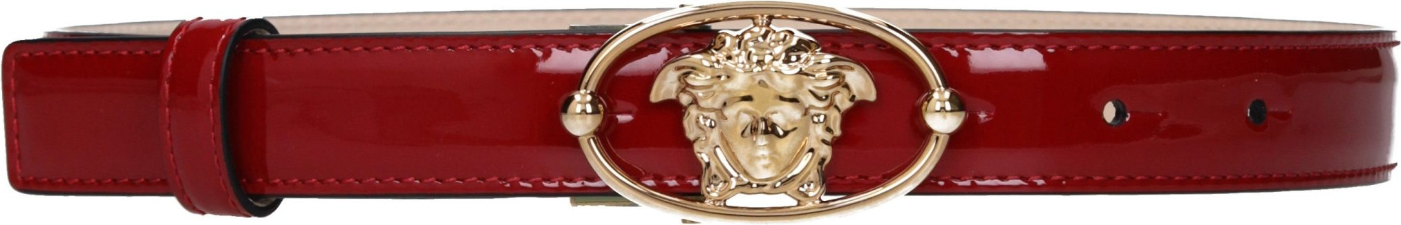 Ремень Versace Красный Кожаный Обычный Ремень