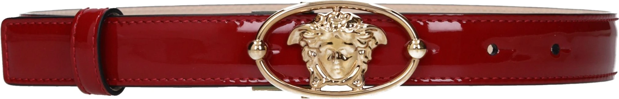 Ремень Versace Красный Кожаный Обычный Ремень