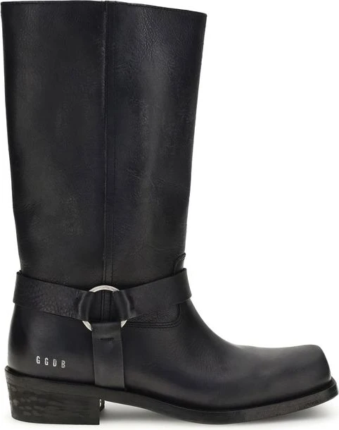 Ankle Boots Golden Goose Black Calf Leather Bos Taurus