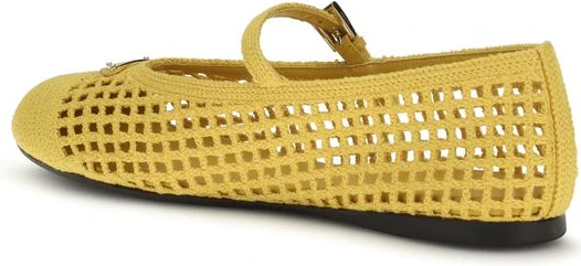 Flats Prada Bicolor Cotton Ballet Flats