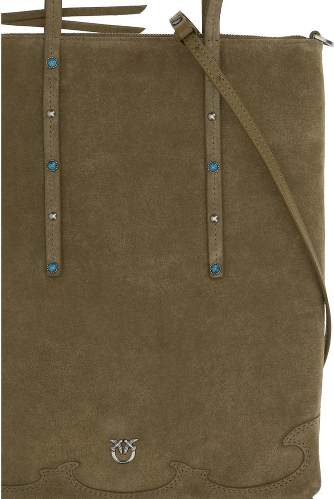 Сумка на плечо Pinko Bicolor Bos Taurus из телячьей кожи