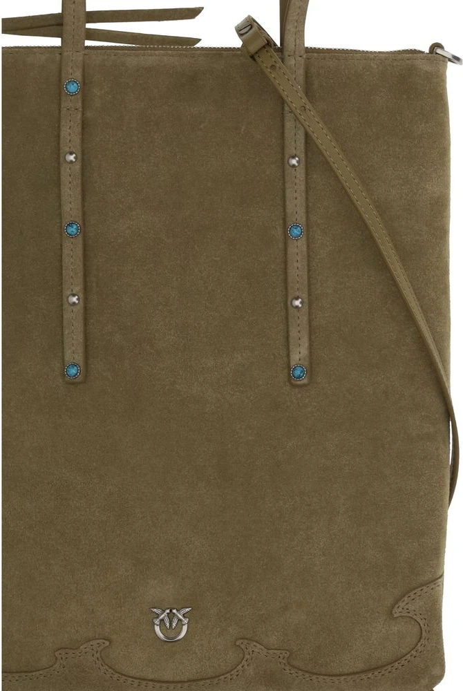Сумка на плечо Pinko Bicolor Bos Taurus из телячьей кожи