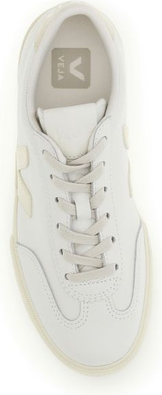 Low Top Sneakers White Calf Leather Bos Taurus Veja