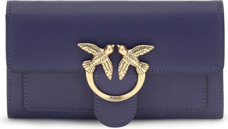 Кошелек Pinko Blue Calf Leather Bos Taurus