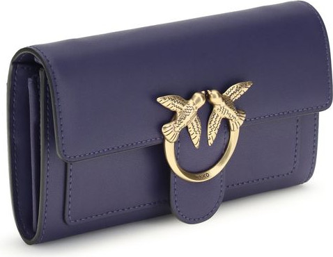 Кошелек Pinko Blue Calf Leather Bos Taurus