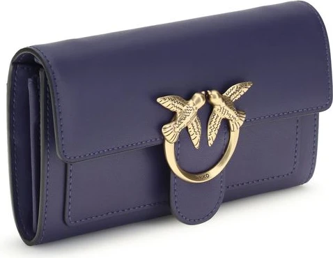 Кошелек Pinko Blue Calf Leather Bos Taurus