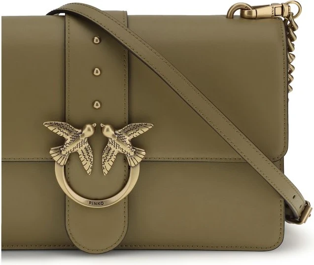 Сумка через плечо Pinko Bicolor Calf Leather Bos Taurus
