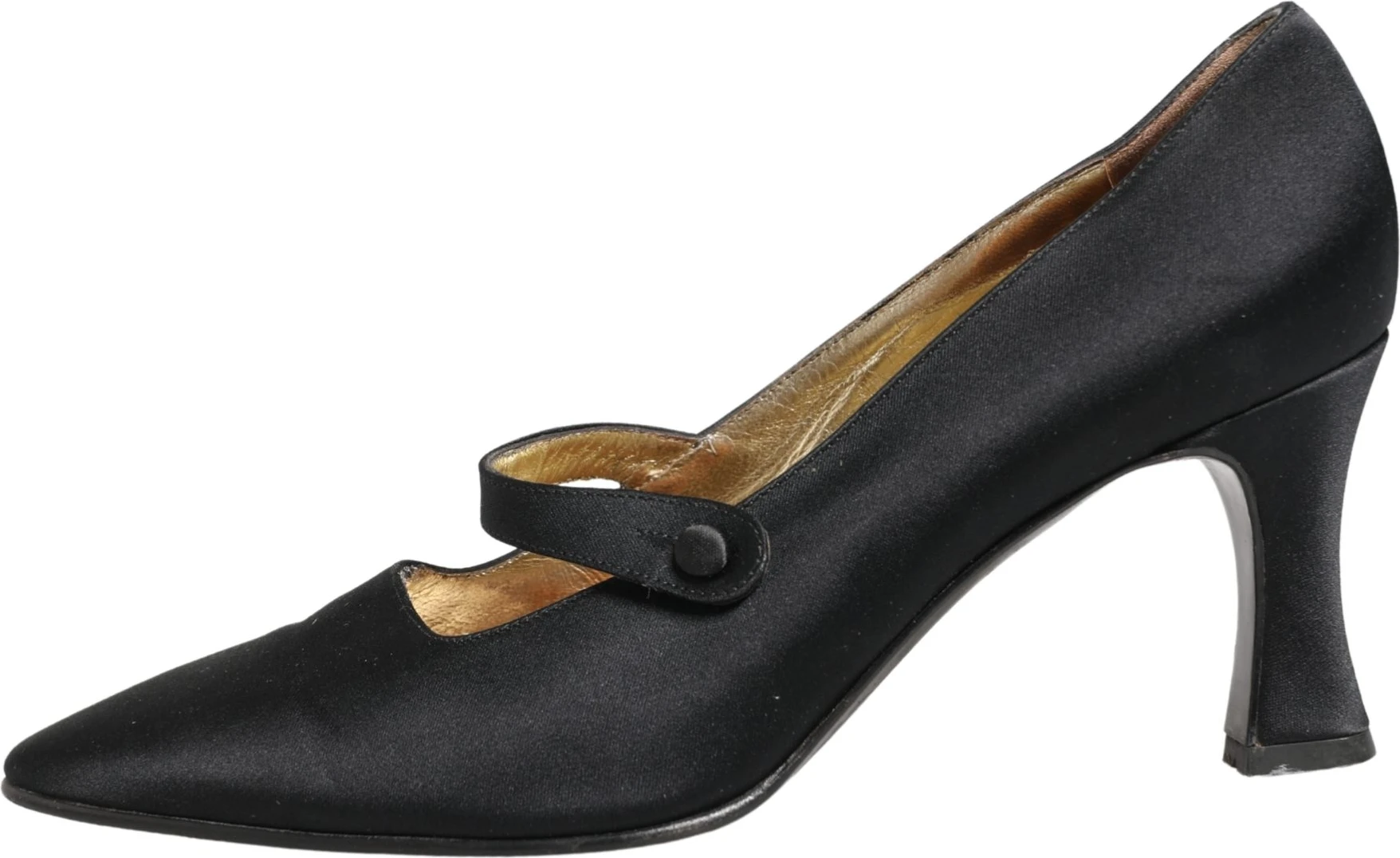 Туфли Black Satin Mary Jane Pumps Dolce & Gabbana