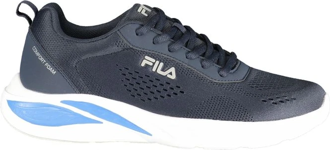 Кроссовки Fila синие из полиуретана мужские