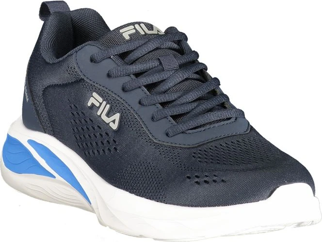 Кроссовки Fila синие из полиуретана мужские