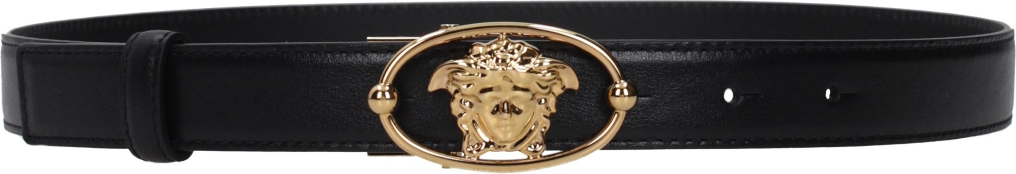 Ремень Versace Черная Кожа