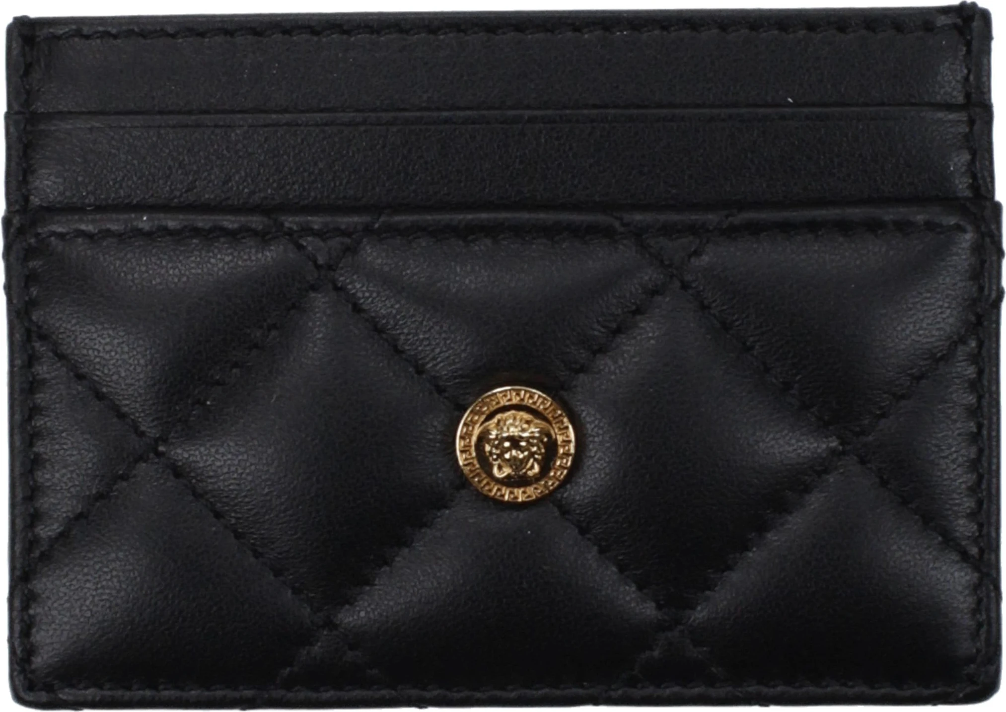 Зажим для карт Versace Black Leather