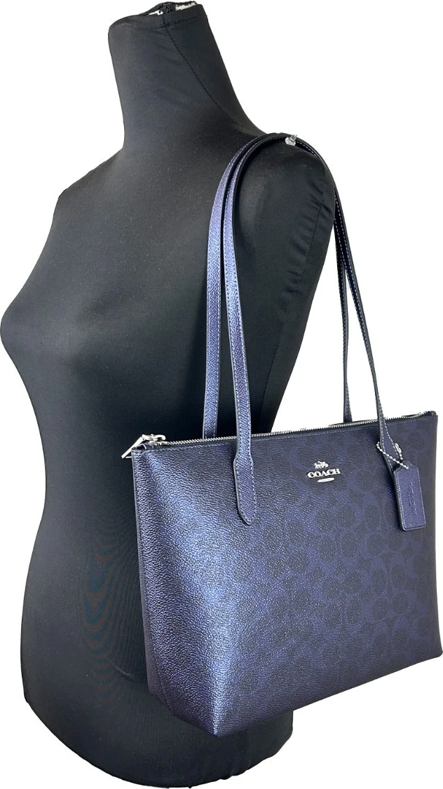 Сумка-тоут Coach Signature Fiona Zip