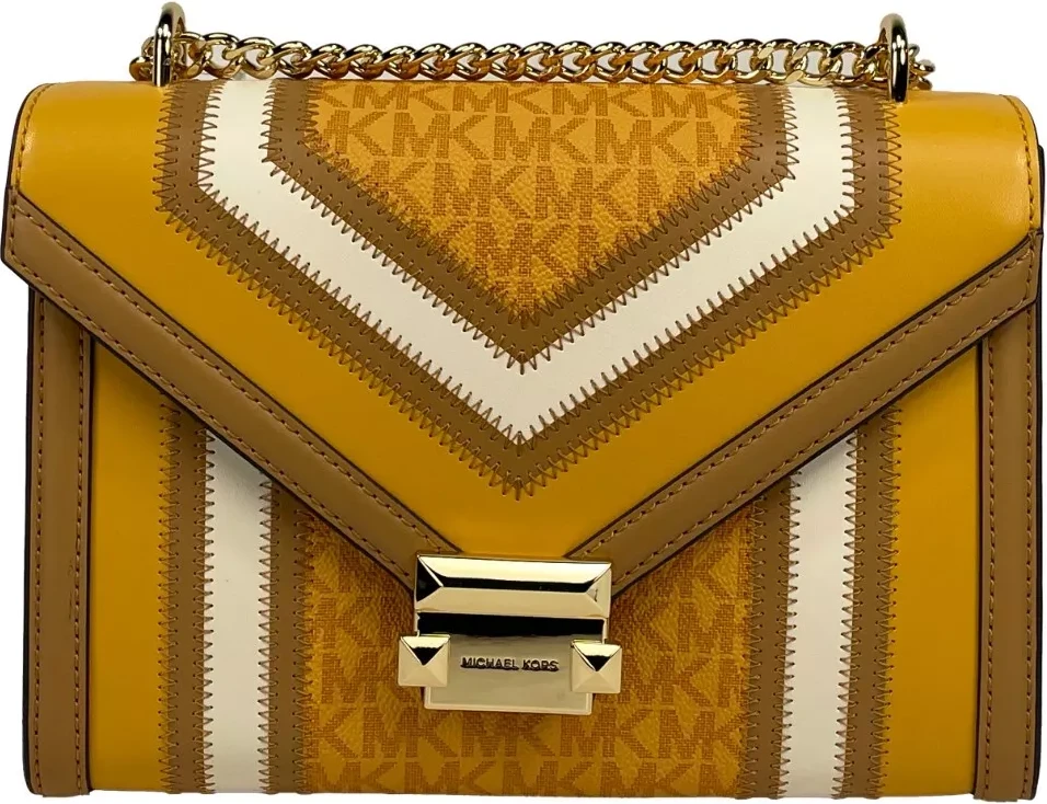 Сумка на плечо Michael Kors Whitney Medium PVC Flap Chain Shoulder Bag