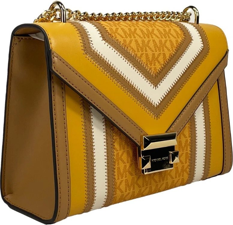 Сумка на плечо Michael Kors Whitney Medium PVC Flap Chain Shoulder Bag