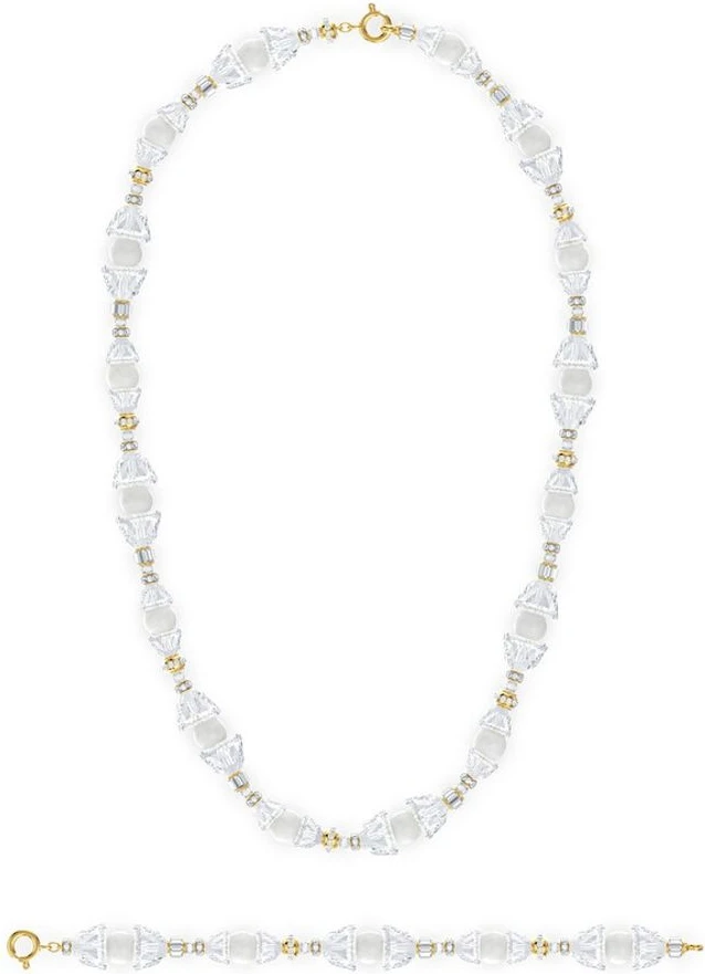 Браслет Swarovski из прозрачного стекла