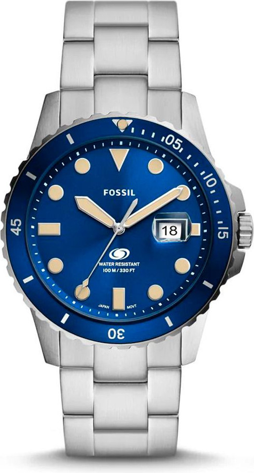Часы Fossil Gray Stainless Steel Dress Watch