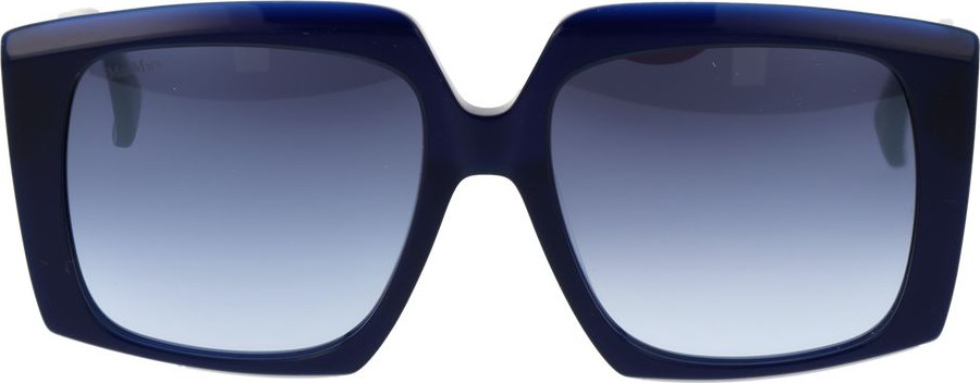 Синие пластиковые солнцезащитные очки Max Mara