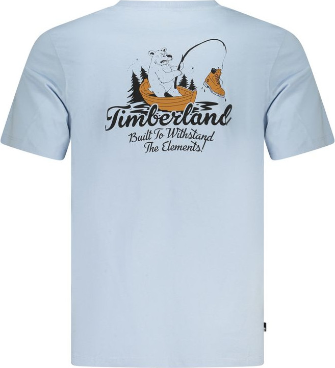 T-Shirt Timberland Azzurro Cotton