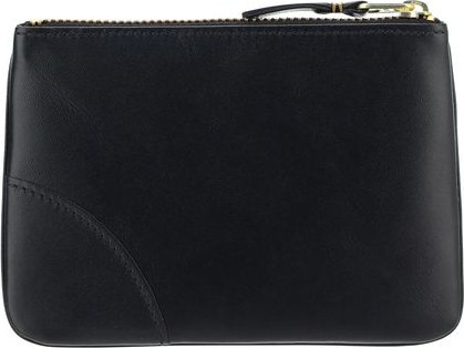 Кошелек для монет Comme Des Garcons Black Calf Leather Bos Taurus