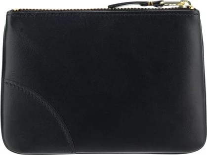 Кошелек для монет Comme Des Garcons Black Calf Leather Bos Taurus
