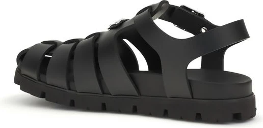 Sandals Prada Black Calf Leather Bos Taurus
