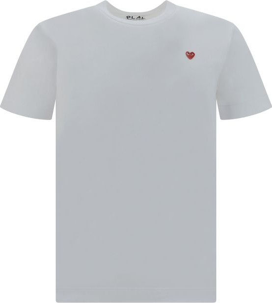 T-shirt Comme Des Garçons Play White Cotton