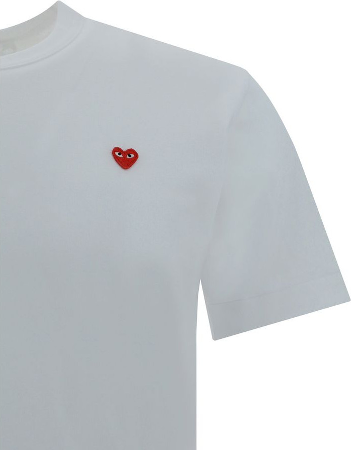 T-shirt Comme Des Garçons Play White Cotton