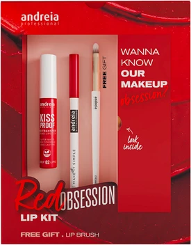 Andreia Red Obsession Lip Kit