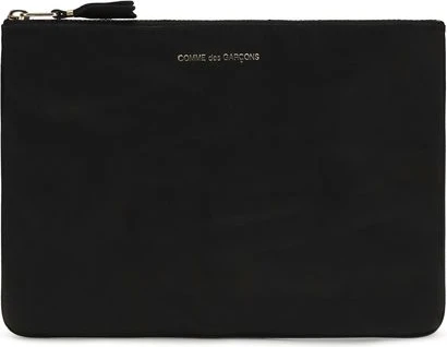 Черный Кошелек из Кожи Теленка Bos Taurus Comme Des Garcons