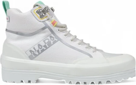 Кроссовки Superga White Fabric Chunky Sneakers