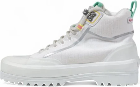 Кроссовки Superga White Fabric Chunky Sneakers