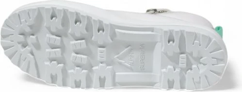 Кроссовки Superga White Fabric Chunky Sneakers