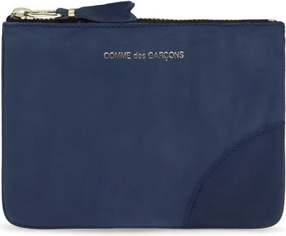 Кошелек Comme Des Garcons из синей телячьей кожи Bos Taurus