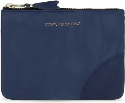 Кошелек Comme Des Garcons из синей телячьей кожи Bos Taurus