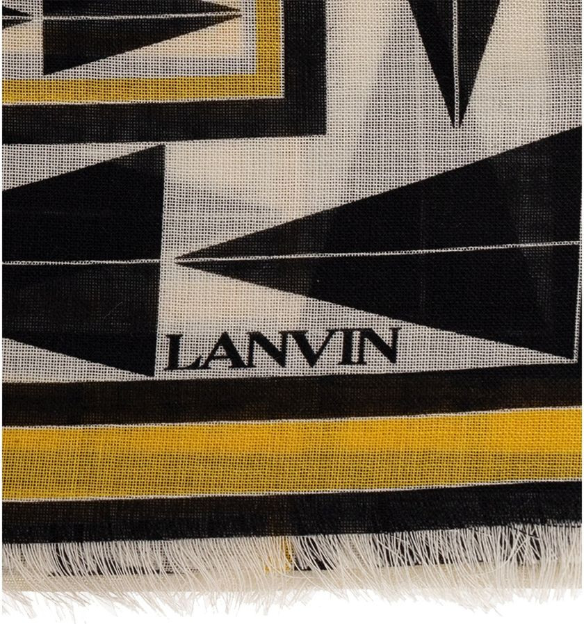 Шарф Lanvin из двухцветной шерсти