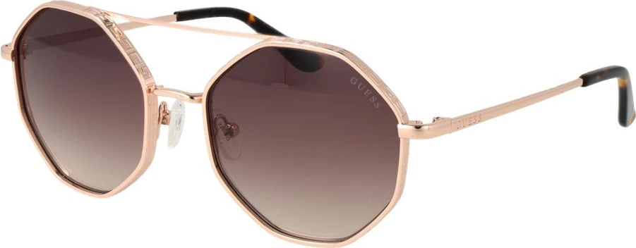 Солнцезащитные очки GUESS из металла цвета розового золота