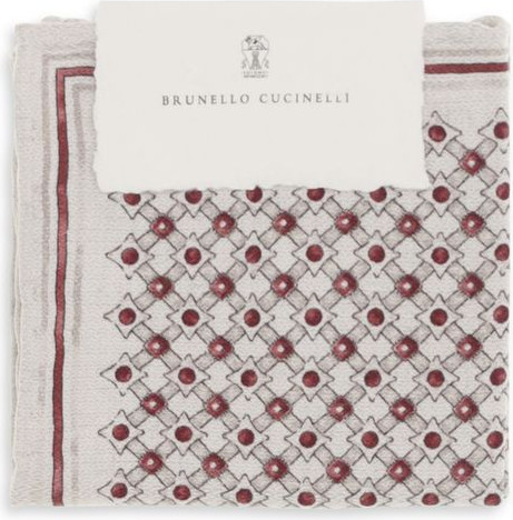 Нагрудный платок Brunello Cucinelli Мультиколор Шелк