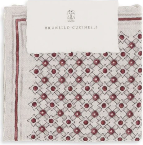 Нагрудный платок Brunello Cucinelli Мультиколор Шелк
