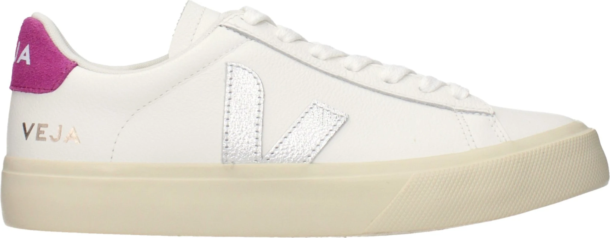 Кроссовки Veja из белой кожи (низкие)