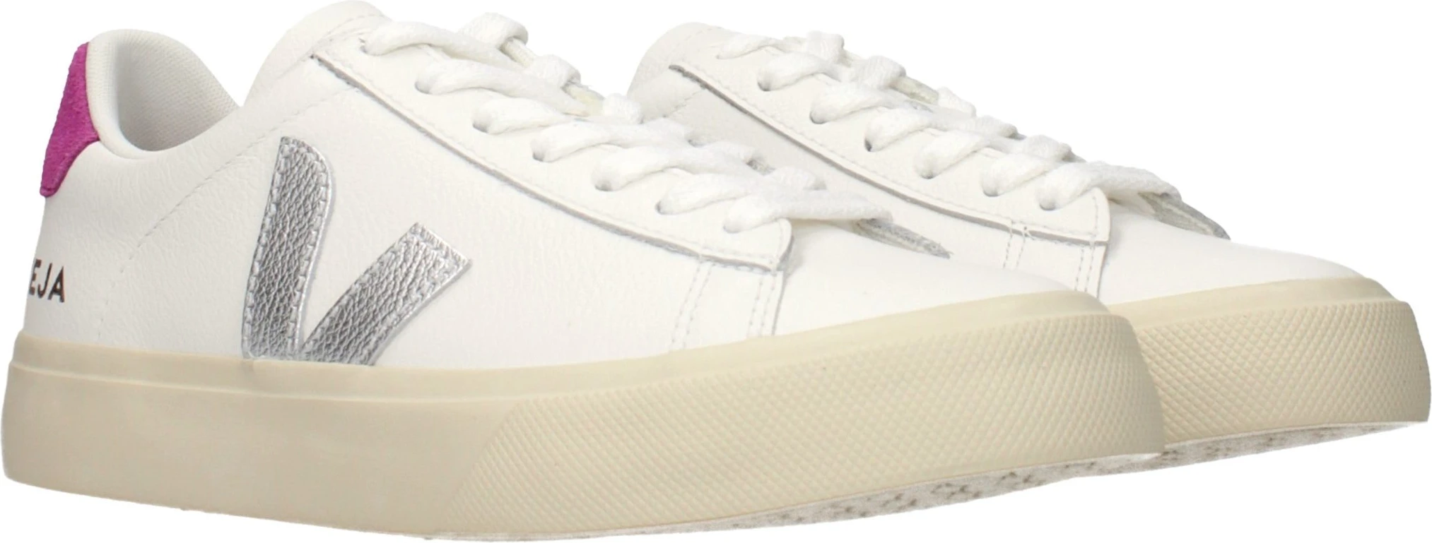 Кроссовки Veja из белой кожи (низкие)