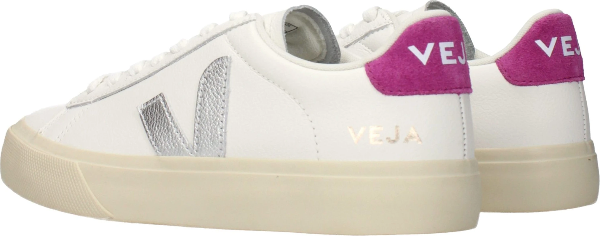 Кроссовки Veja из белой кожи (низкие)