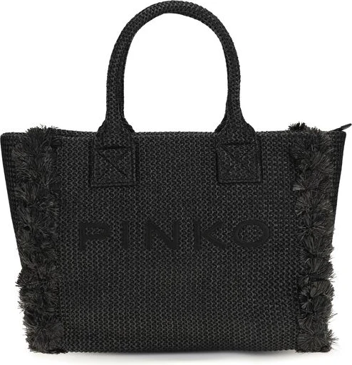 Пляжная сумка-тоут Pinko из рафии