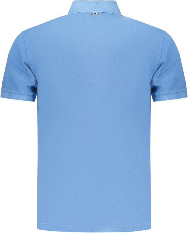 Polo Shirt Napapijri Azzurro Cotton