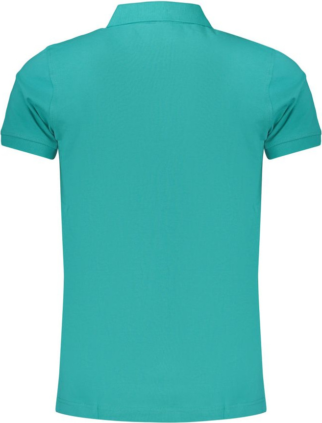 Polo Shirt Geographical Norway Green Cotton