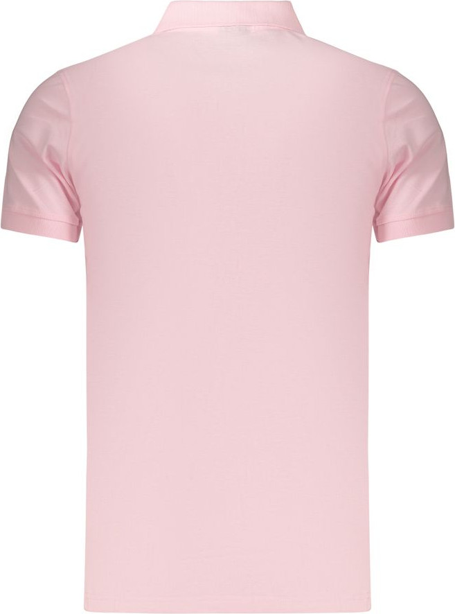 Polo Shirt Geographical Norway Pink Cotton