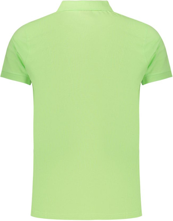 Polo Shirt Geographical Norway Verde Cotton